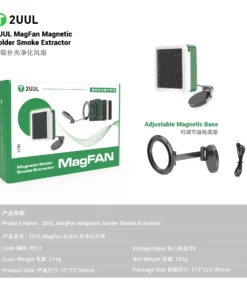 Alternative view of EXTRACTOR 2UUL FE11 MAGFAN MAGNETICO