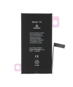 Repuesto para Bateria iPhone 14 de alta capacidad, programable y de 3580 mAh.