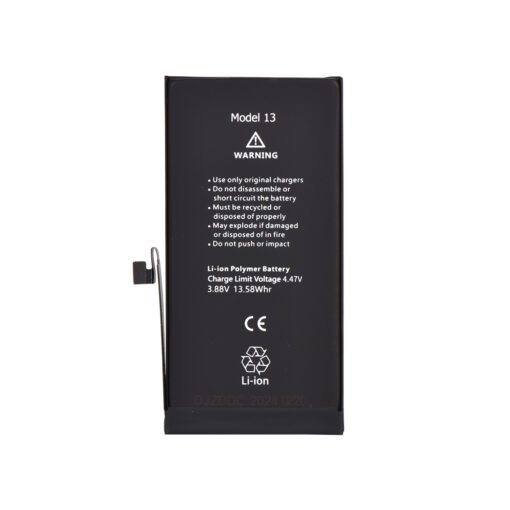 Repuesto para Bateria iPhone 13 de alta capacidad, programable y de 3500 mAh.