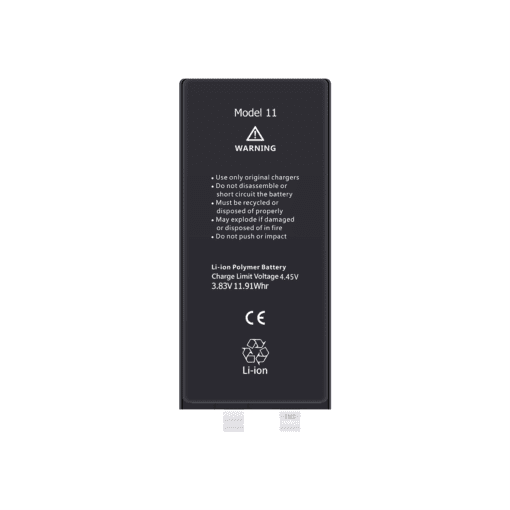 Repuesto para Bateria iPhone 11 de alta capacidad de 3110 mAh sin flex.