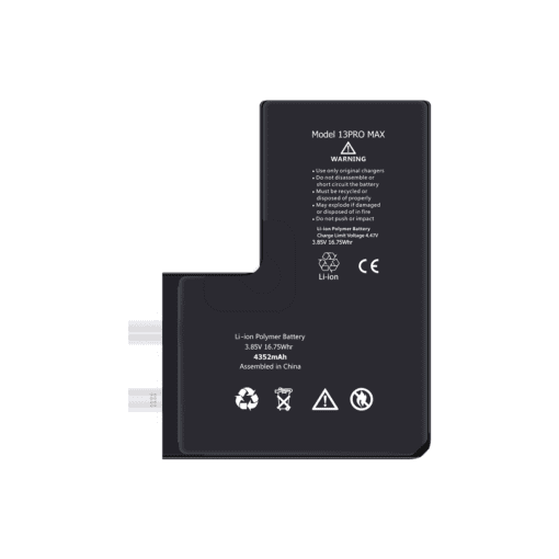 Repuesto para Bateria iPhone 13 Pro Max de alta capacidad de 4352 mAh sin flex.