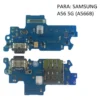 Plaqueta de carga Samsung A56 5G,  unidad de carga Samsung A56 5G, repuesto original Samsung, reparación Galaxy A56 5G.
